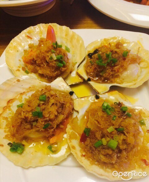 烤扇贝