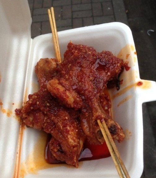 彭浦第一摊巧玲炸鸡脯