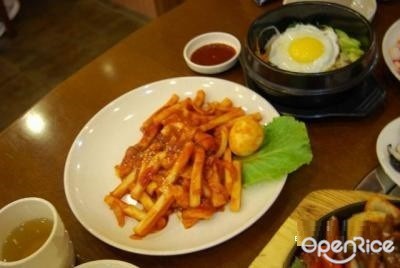 韩国炒年糕摊头