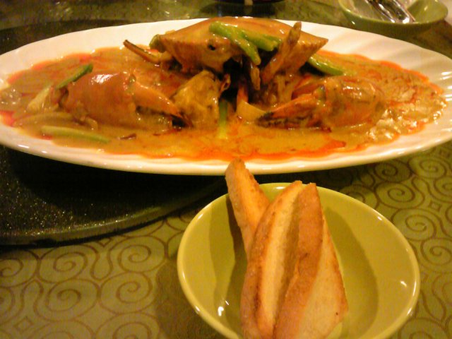 这蟹非常鲜美！