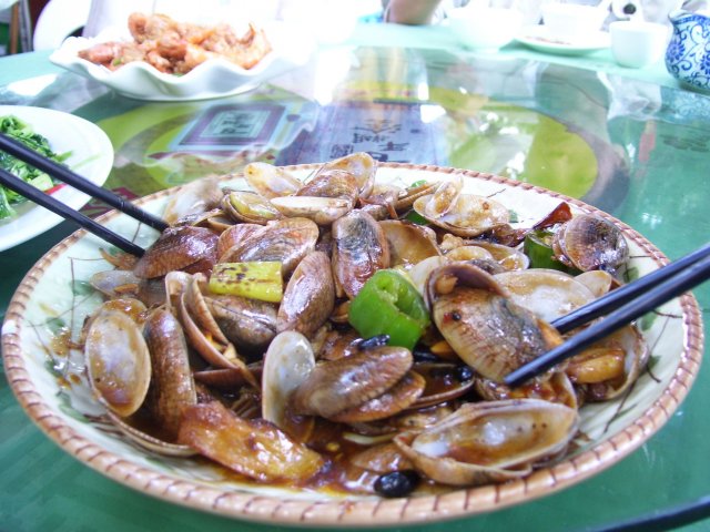 豉汁炒花甲