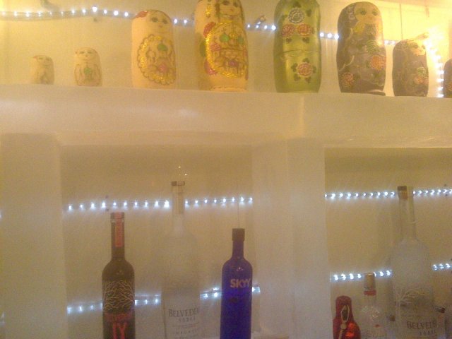 里面零下几度的伏特加酒窖