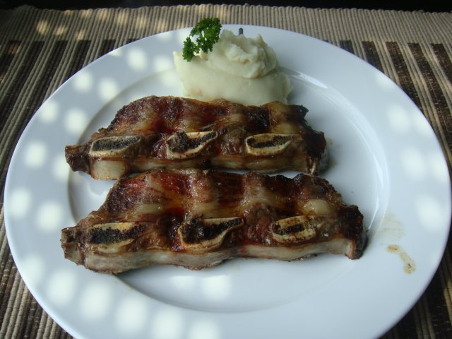 烤薄带骨腹肉