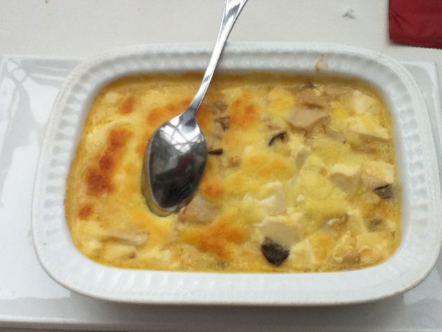 芝士焗珍菌豆腐