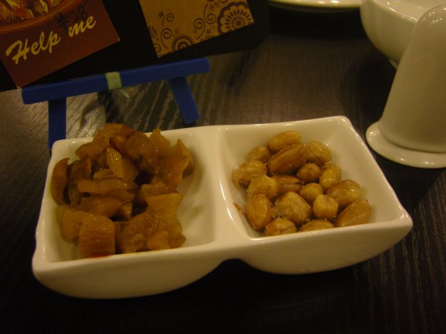 赠送的小菜