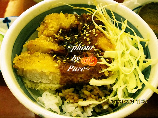 味增猪排盖浇饭