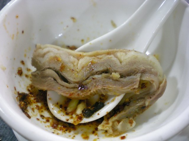 煮好的羊肚