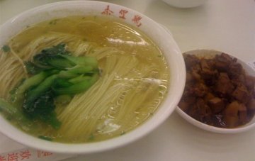 鸡骨酱面