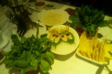 一桌子的菜哦