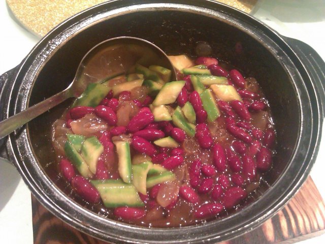 腰豆煮金莲子