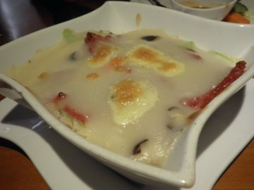 芝士焗鸭胸饭