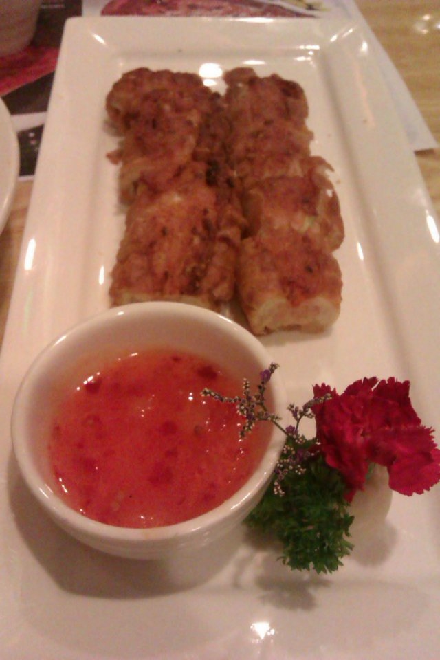 手打虾饺酿油条