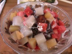 水果红豆冰