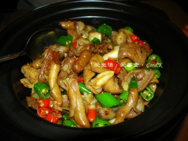 拆骨肉焖肥肠