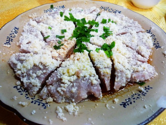 鱼春蒸肉饼