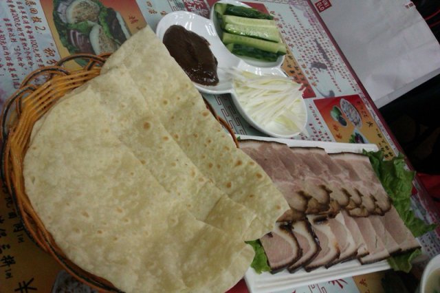 烙饼酱肉