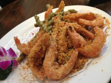 麻花炒虾