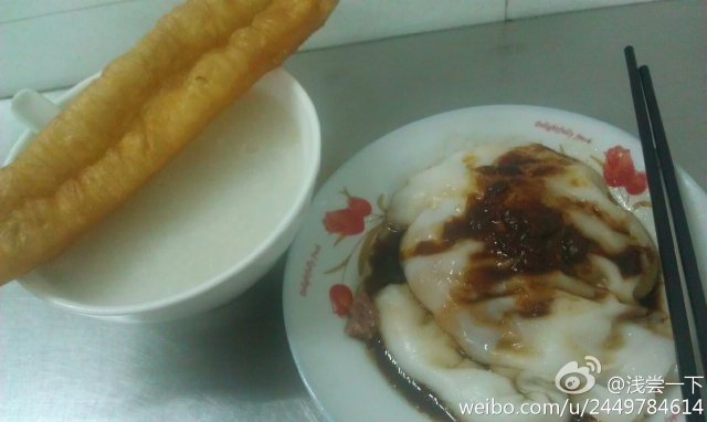 肠粉，白粥加油条，7蚊搞掂，好吃实惠，难得难得