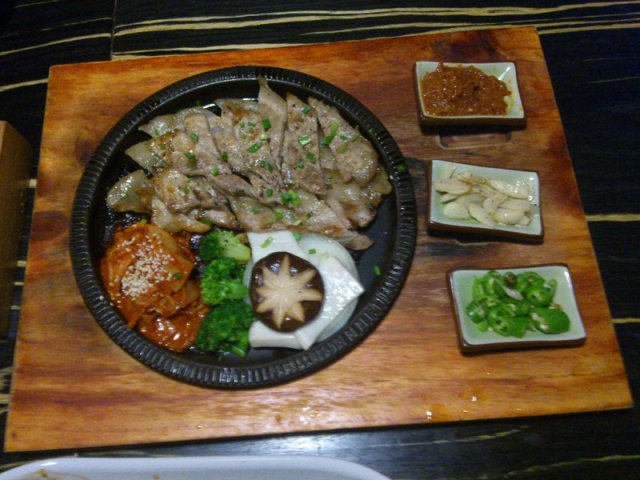 铁板五花肉