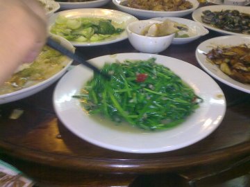 韭菜蚬肉