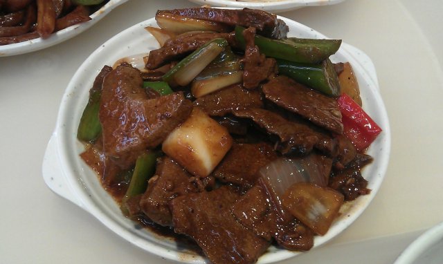 青椒洋葱炒猪肝