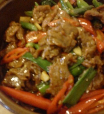 小炒牛肉