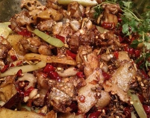 干锅牛蛙