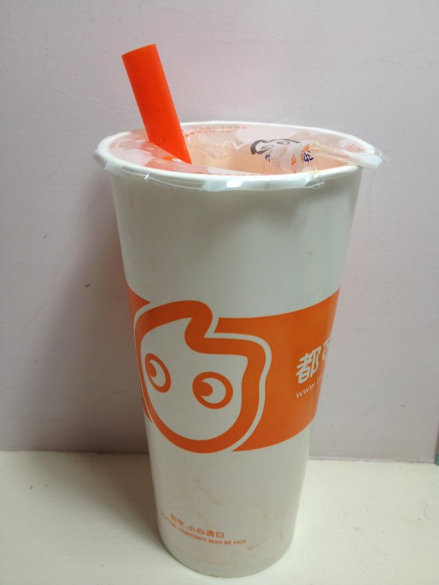 红豆布丁奶茶~大杯装~
