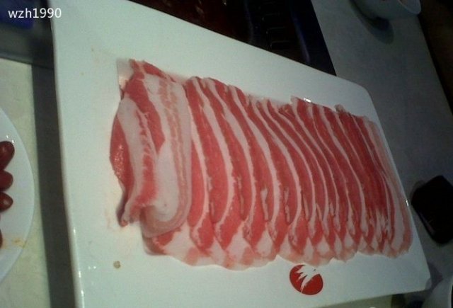 五花猪肉片