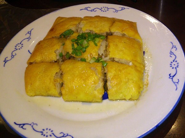 酱肉蒸豆皮