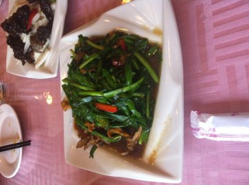 韭菜蚌肉