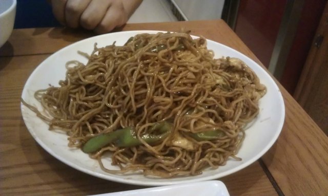 双椒焖面