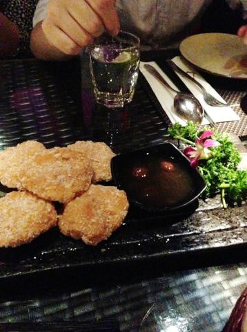 金钱虾饼