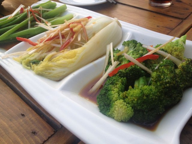 白灼三蔬