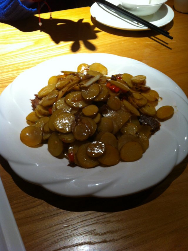 土豆片炒牛肉