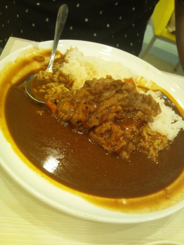 烤牛肉咖喱饭