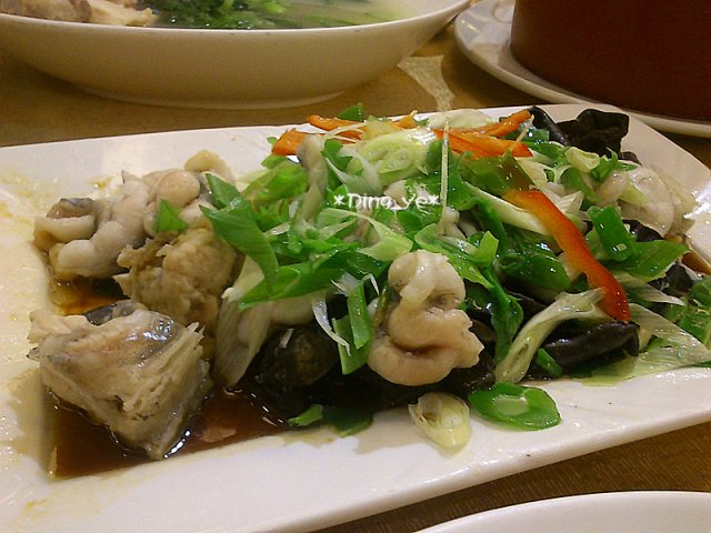 葱油淋西江骨鱼