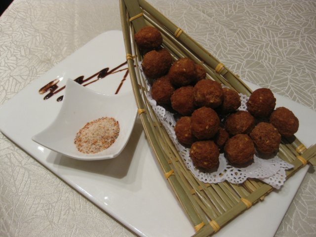 干炸丸子