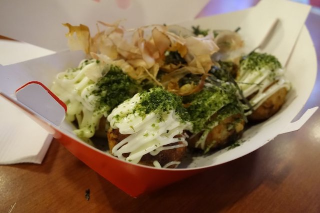 芥末章鱼丸