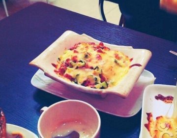 蘑菇焗饭
