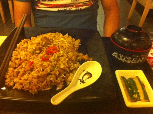 黑椒牛肉炒饭