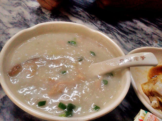 香菇鸡粥