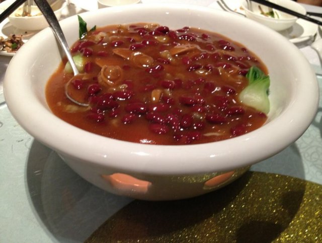 红腰豆焖南非鲍