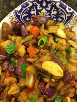 小炒茄子