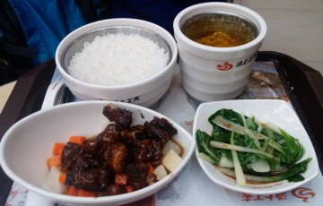 秘制糖醋排骨饭套餐