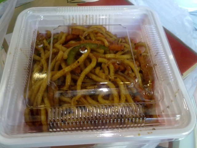 黑椒火腿乌冬面