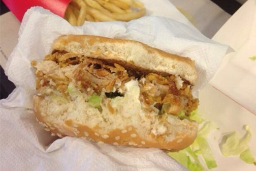 麦辣鸡腿堡