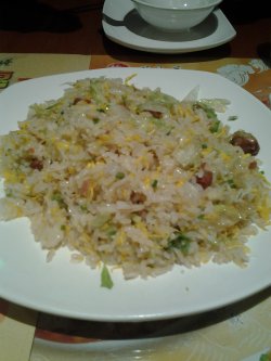 咸鱼鸡粒炒饭