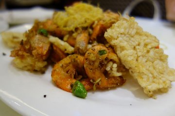 金丝香茅锅巴虾