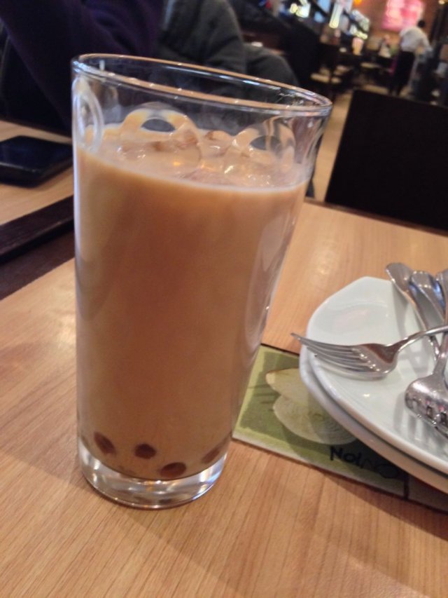 黑珍珠红豆奶茶（冰）